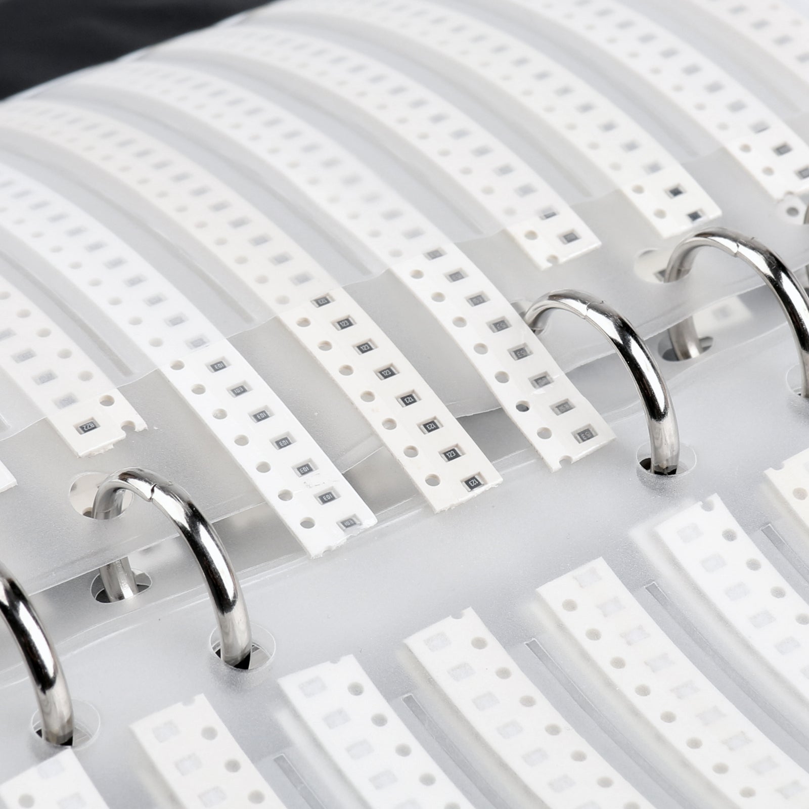 1% SMD Chip Resistor Kit - 170 Values (0201 0805 1206 0402 0603) with Capacitor Sample Book - Perfect for Electronics Repair, DIY Projects & Circuit Prototyping