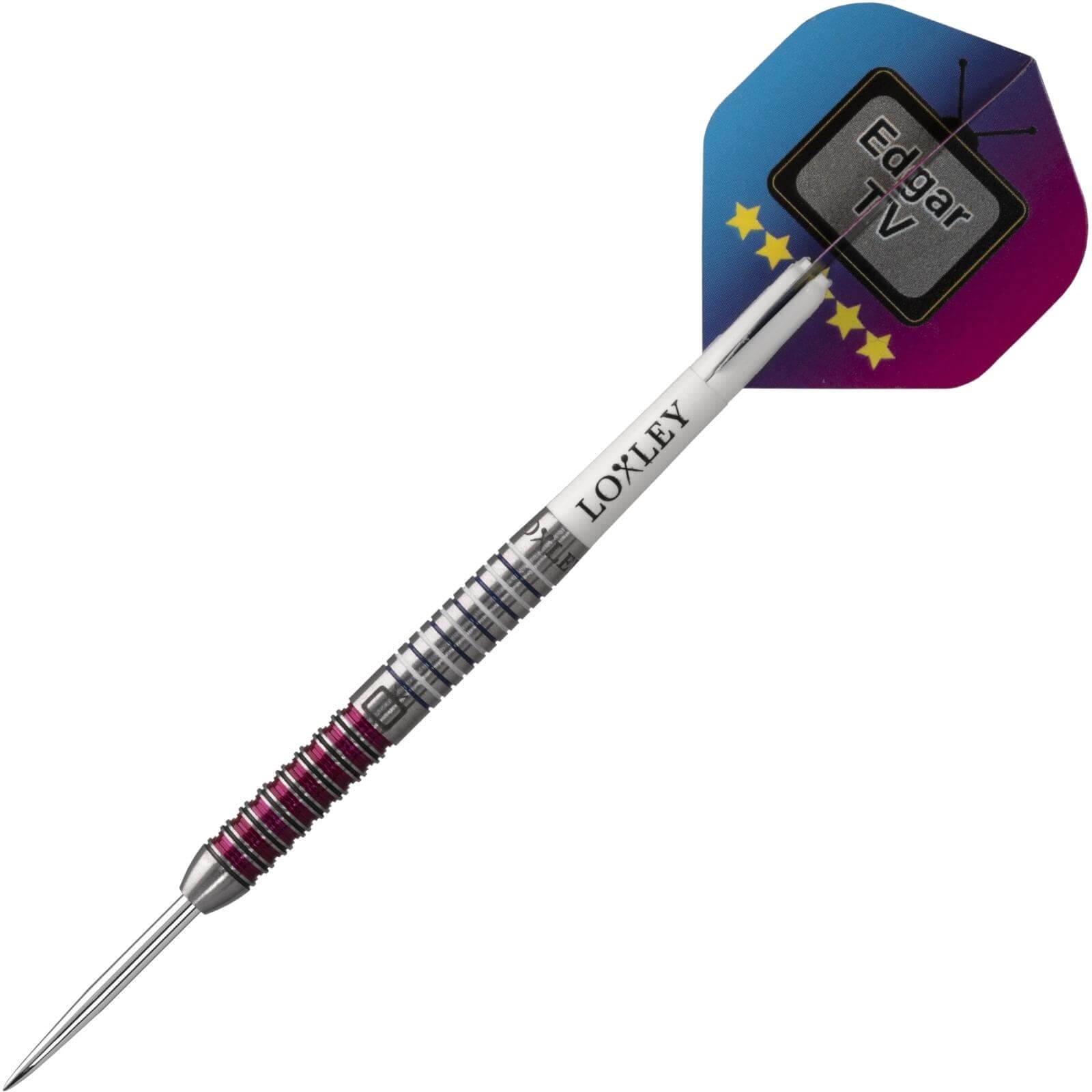 Loxley Matthew Edgar Steel Tip Darts - 90% Tungsten - 21g & 23g Weight Options - Professional Darts for Tournaments & Home Practice