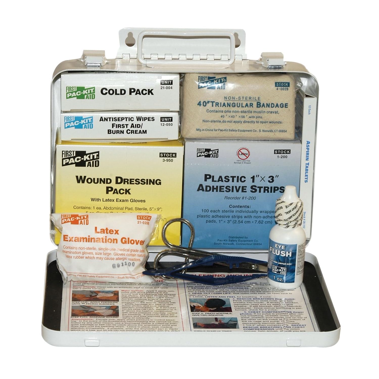 **Pac-Kit 25 Person Vehicle First Aid Kit - 172 Pieces (579-6420) | Comprehensive Emergency Medical Supplies for Cars, Trucks & RVs | Perfect for Road Trips, Camping & Workplace Safety**