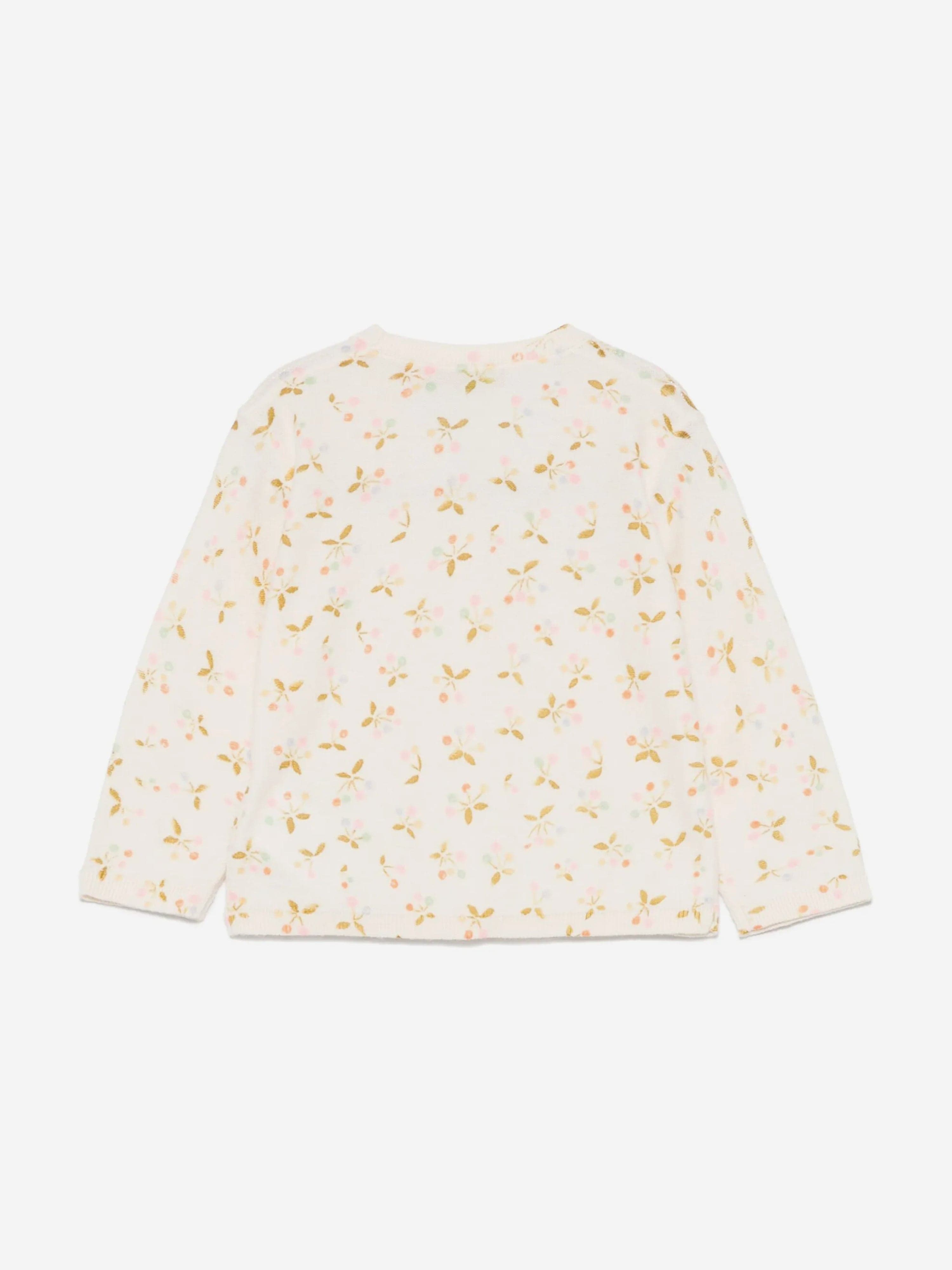 Baby Girls Azia Ivory Cardigan - Soft & Cozy Knit Sweater for Toddlers & Infants - Perfect for Playdates, Family Outings & Photo Shoots