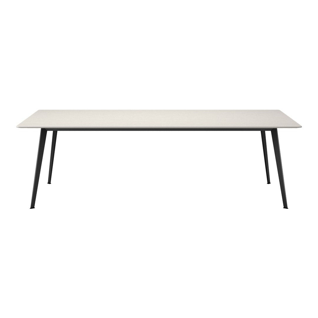 JW Modern Rectangular Dining Table - Solid Wood Kitchen Table for 6 - Perfect for Family Dinners & Entertaining Guests