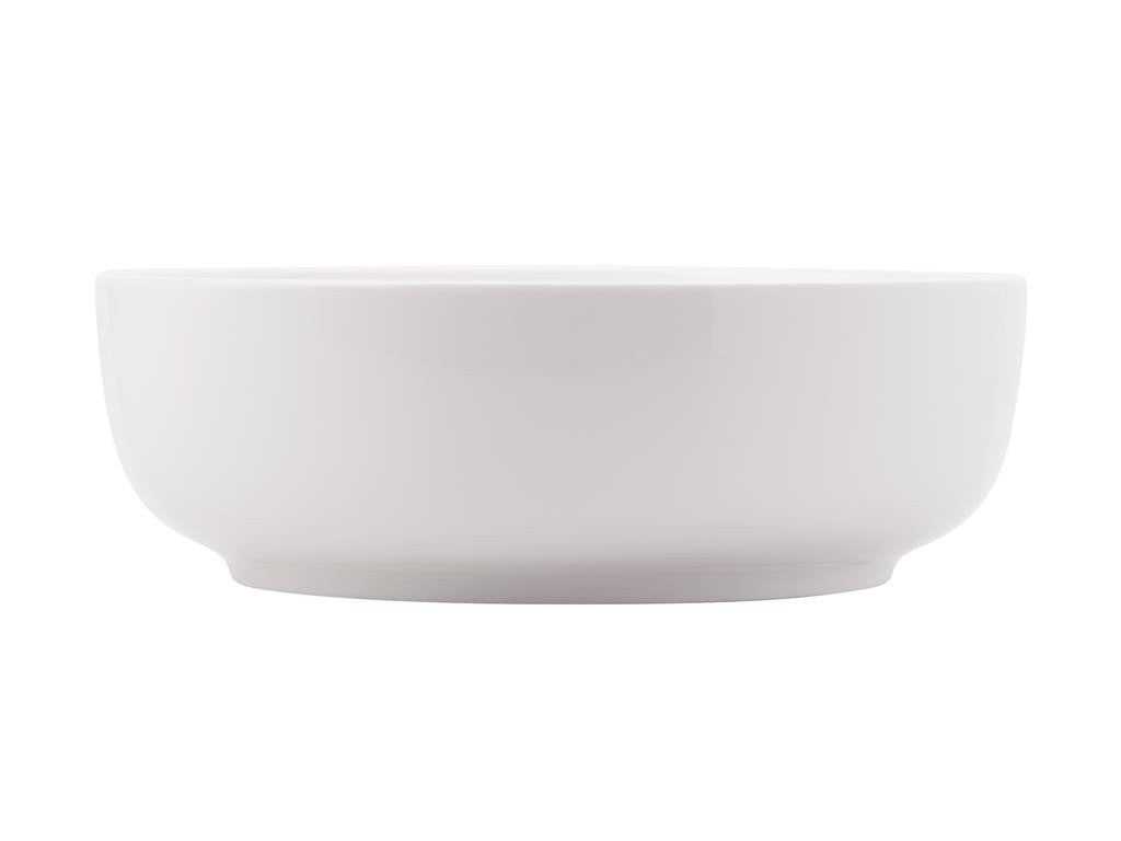 Maxwell & Williams White Basics Contemporary Serving Bowl 30x9.5cm - Modern Ceramic Bowl for Dining & Entertaining - Perfect for Salads, Pasta, Snacks - Elegant Gift Box Included