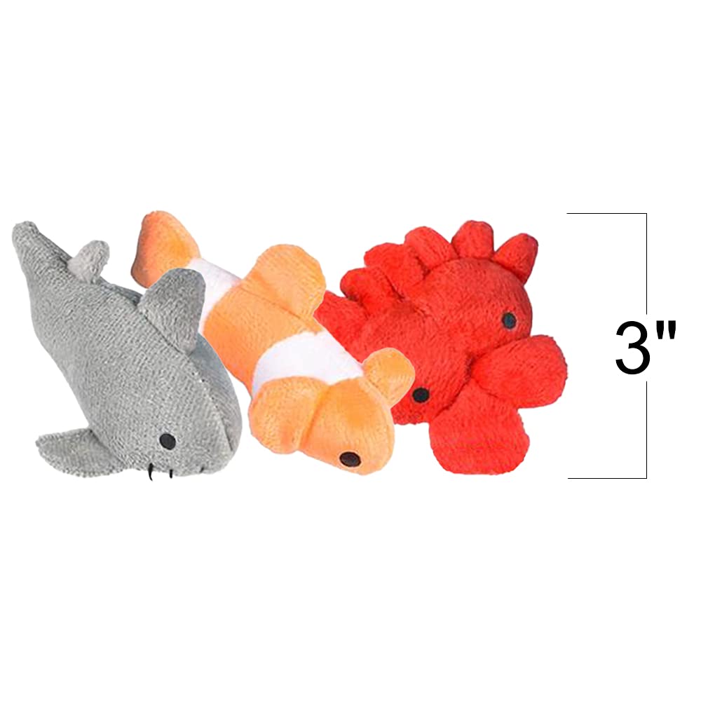 ArtCreativity 24-Piece Sea Life Plush Toys Set | Ultra-Soft Stuffed Ocean Animals for Kids | Perfect for Birthday Party Favors, Nursery Decor & Unique Diaper Cake Toppers | Great for Underwater Themed Parties & Toddler Playtime