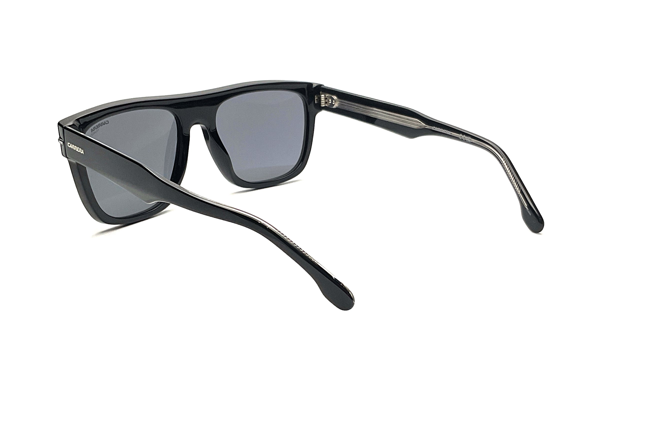 Carrera 340/S Black Ruthenium Sunglasses - Polarized Aviator Style for Men & Women - Perfect for Driving, Outdoor Sports & Fashion Accessories