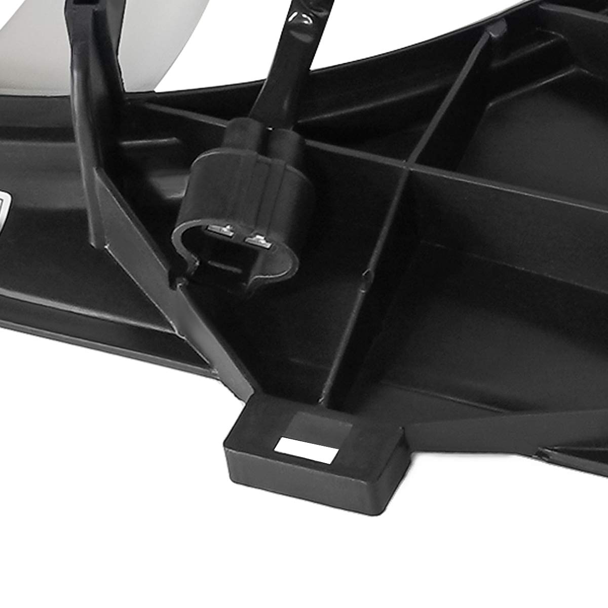 DNA Motoring OEM-RF-0265 TO3115165 Black Factory Style Radiator Cooling Fan Assembly Replacement - Perfect for Car Engine Cooling System Repair & Maintenance