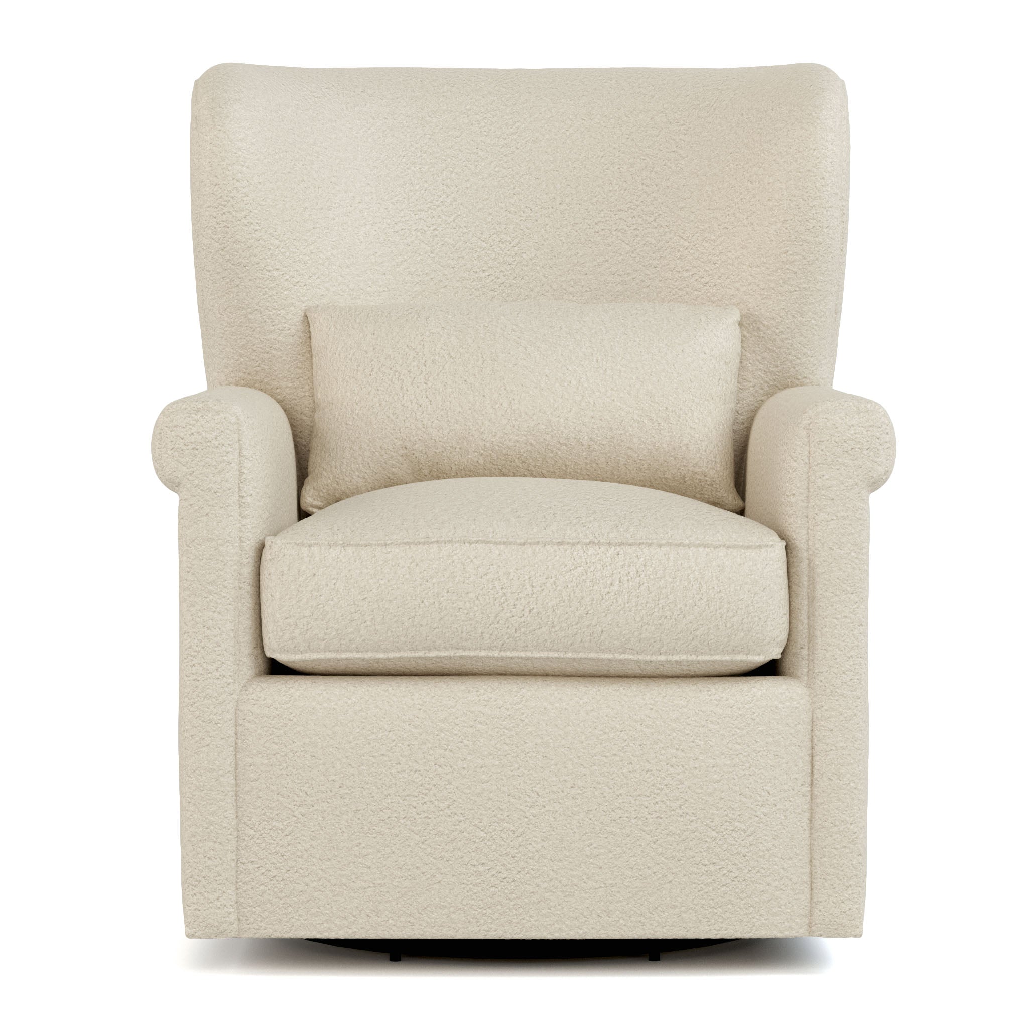 Hudson Valley Swivel Wing Chair - Modern Upholstered Accent Chair with 360° Rotation for Living Room, Bedroom, or Office - Comfortable Lounge Seating for Relaxing & Reading