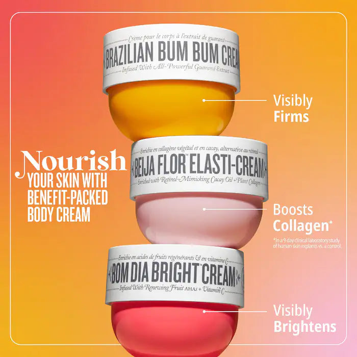 Beija Flor™ Collagen Boosting Cream by Sol de Janeiro - Hydrating & Firming Face Moisturizer for Glowing Skin | Day & Night Skincare Routine