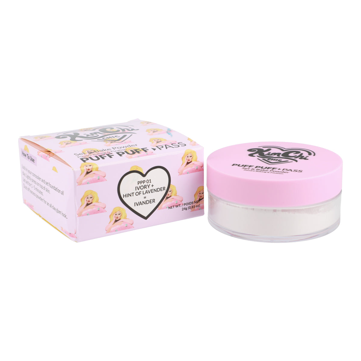 PPP Puff Puff Pass 01 Ivory Scented Candle with Lavender & Kimchi Aroma - Perfect for Relaxation, Meditation & Home Decor