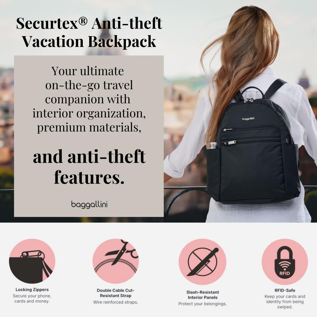 Securtex® Anti-Theft Travel Backpack 10x13