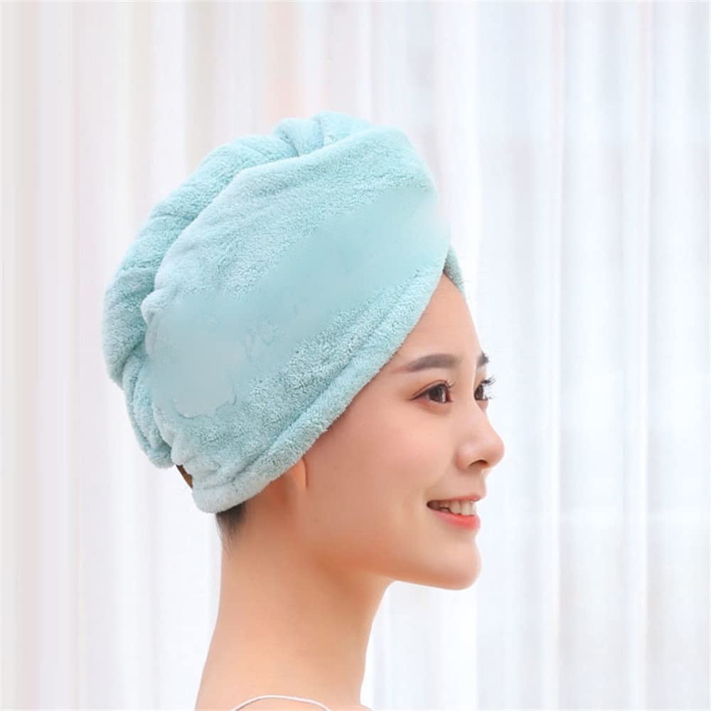 Microfiber Quick-Dry Hair Towel Cap for Women - Super Absorbent Bath Turban Hat for Fast Hair Drying (One Size, Multiple Colors) - Perfect for Shower, Spa, Salon & Home Hair Care