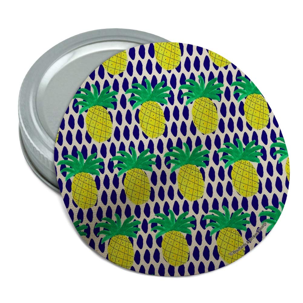 Non-Slip Round Rubber Jar Opener - Pineapple Design for Easy Grip, Kitchen Essentials for Canning & Pickling
