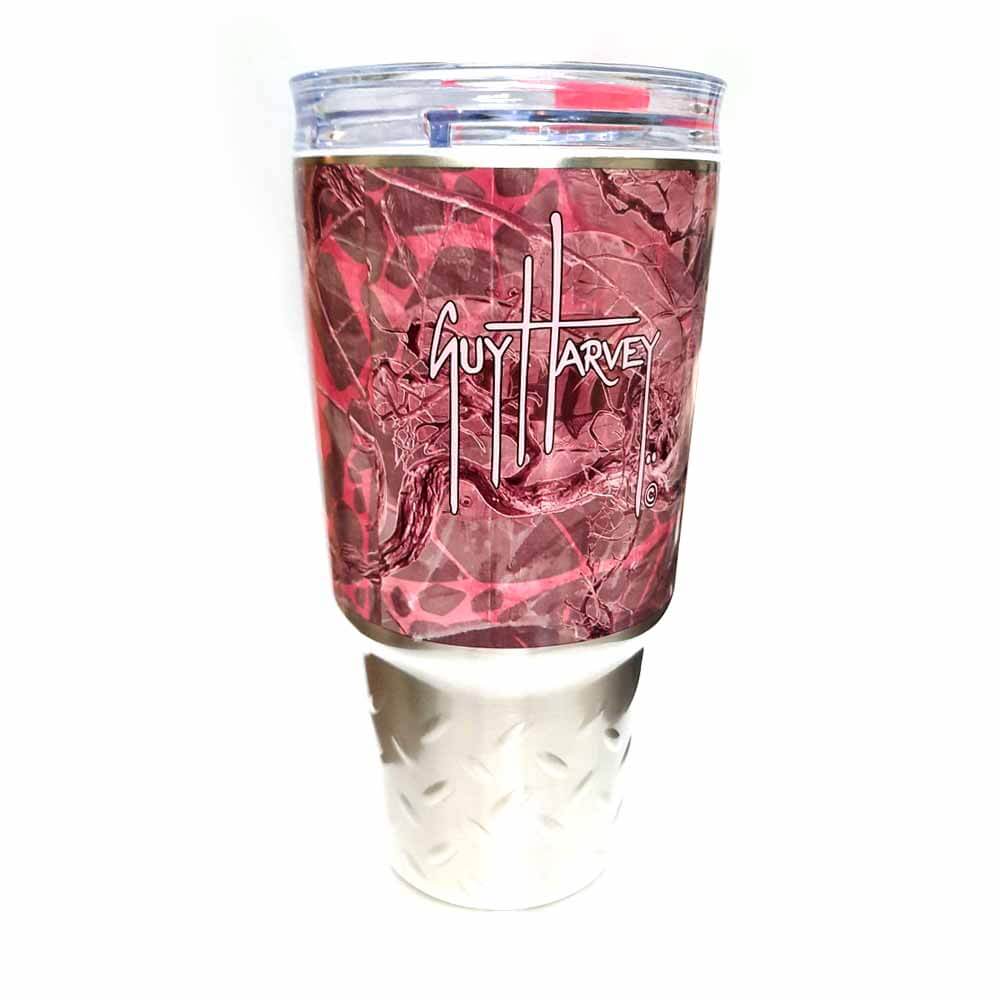 Guy Harvey Turtle 32oz Stainless Steel Tumbler with Lid and Straw - Insulated Double Wall Vacuum Cup for Hot & Cold Drinks - Perfect for Fishing, Camping, Travel and Outdoor Adventures | Capt. Harry's Fishing Supply