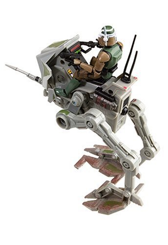 Star Wars Episode 3 AT-RT Walker with AT-RT Driver - Collectible Action Figure for Display, Play & Star Wars Themed Decor