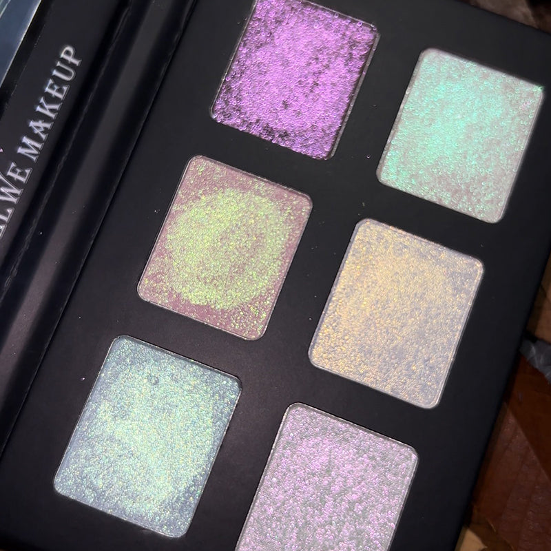 Shellwe Makeup Highlighter Palette - Glow & Shine for Contouring & Highlighting | Perfect for Parties, Weddings & Everyday Glam (US Only)