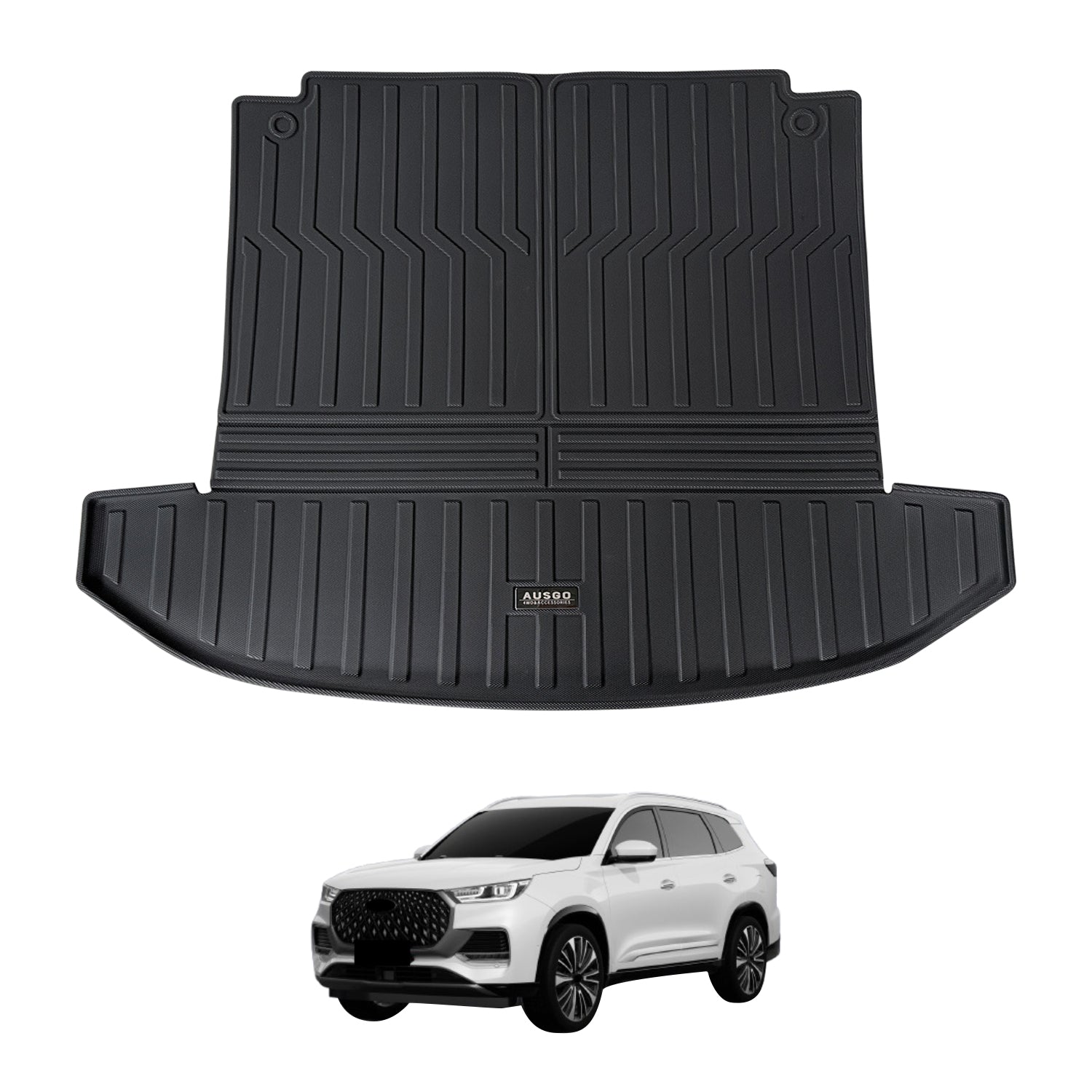 Chery Tiggo 8 Pro Max 2024+ Custom Fit Boot Liner - Waterproof Cargo Trunk Mat Protector for SUVs | Perfect for Road Trips, Grocery Hauling & Pet Transport