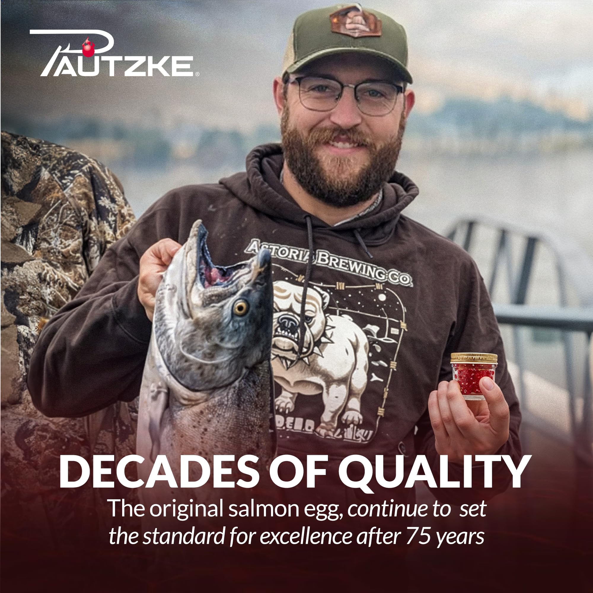 Pautzke Balls O' Fire Salmon Eggs Bait - Premium Real Salmon Eggs for Trout & Salmon Fishing, Soft Fish Eggs for Single Egg Bait or Egg Sacks - Ideal for Freshwater & Ice Fishing Adventures
