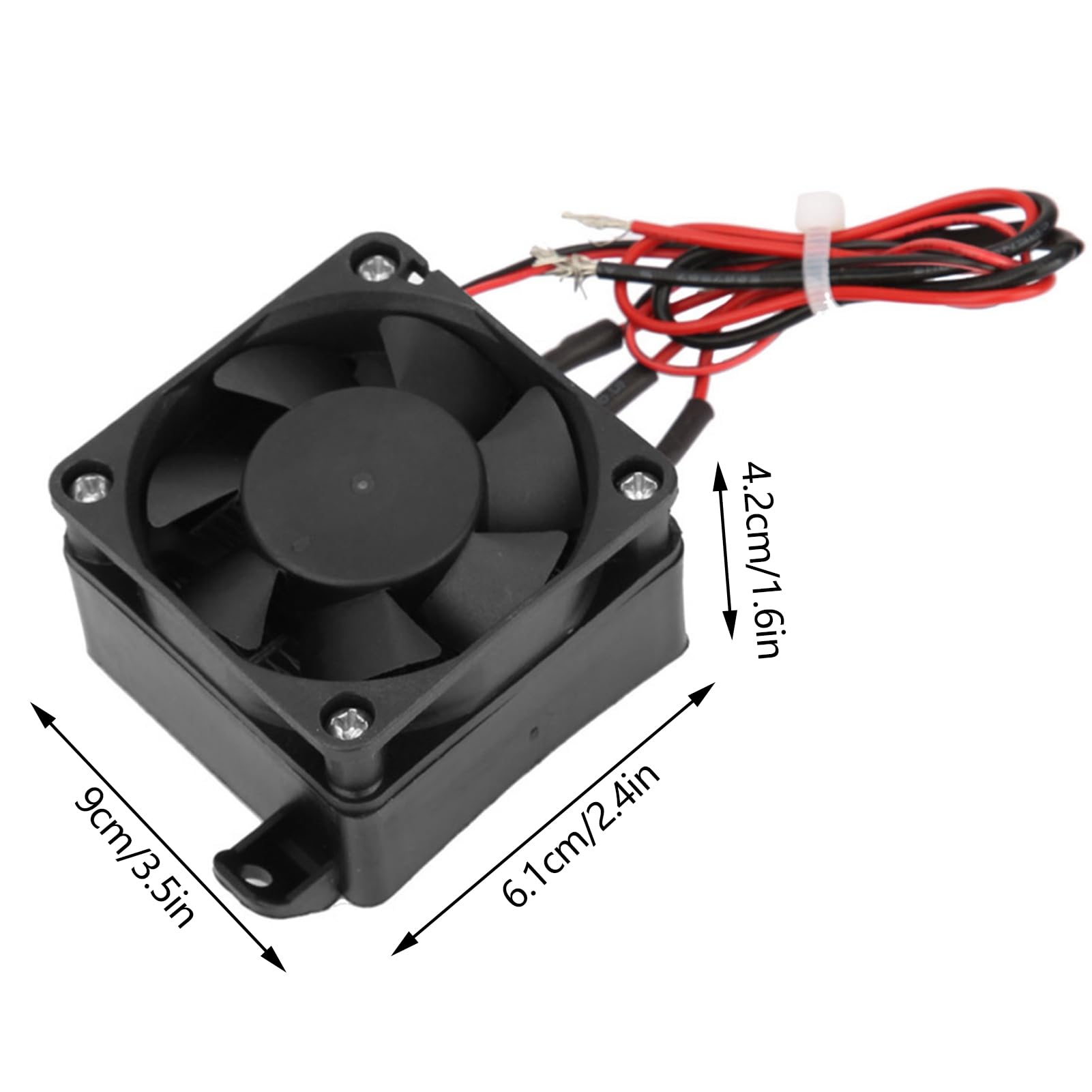 110V Mini Air Heater Fan with Thermostat - 350W Portable Space Heater for Home Office, Bedroom & Indoor Use - Constant Temperature Heating with Safety Protection