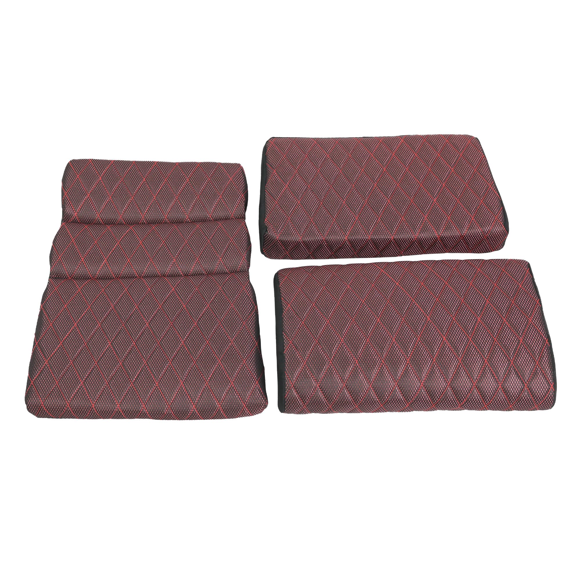 Universal Silver Glitter Fiberglass Racing Bucket Seat - Size L, Red Stitch Mesh Fabric with Dual Lock Sliders | Lightweight & Durable for Sports Cars, Drifting, Track Racing & Gaming Simulators