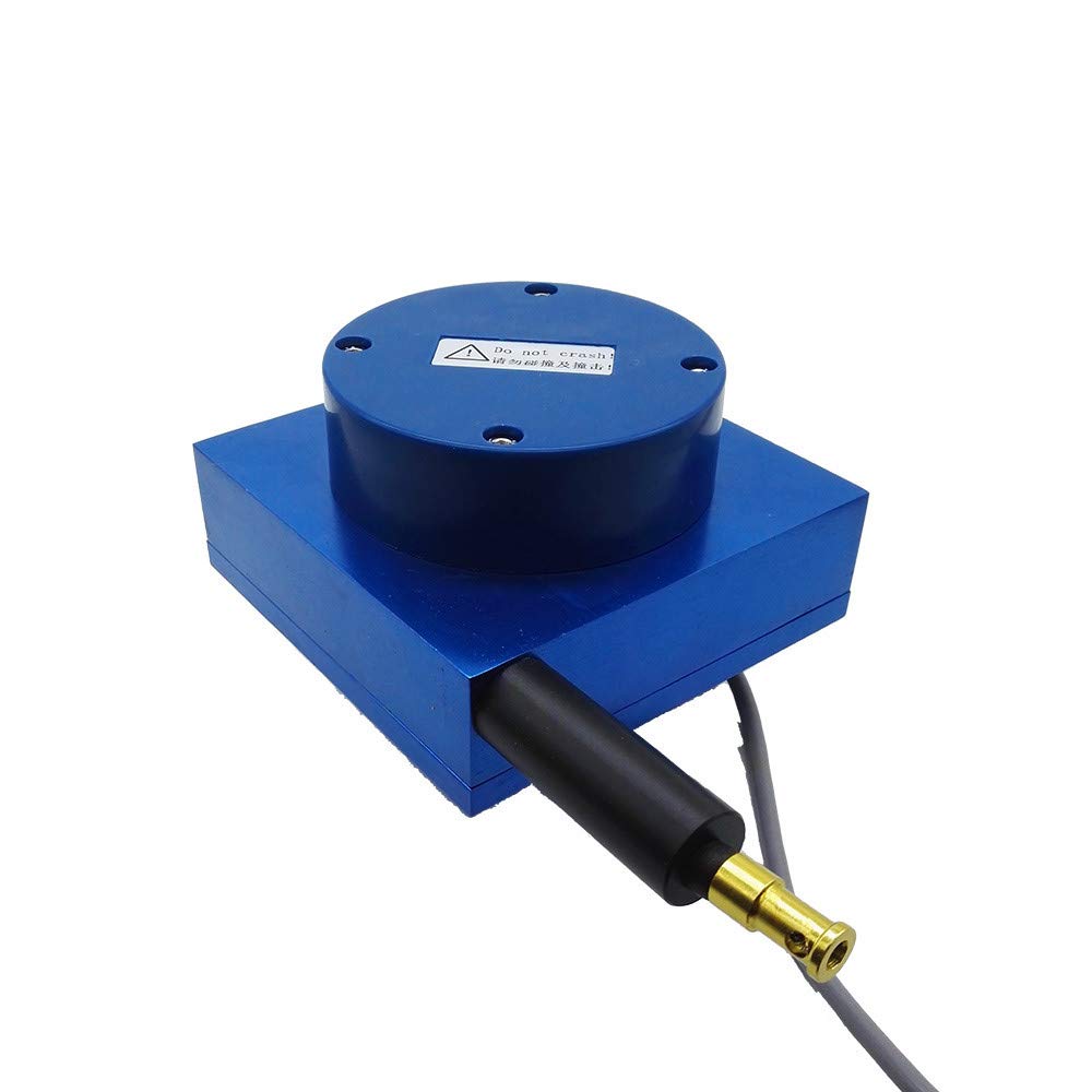 4000mm Stroke Draw Wire Linear Displacement Sensor Transducer - 24V DC Power Supply, 4-20mA Output - CWP-M4000A - Ideal for Industrial Automation, CNC Machinery, and Position Monitoring Applications