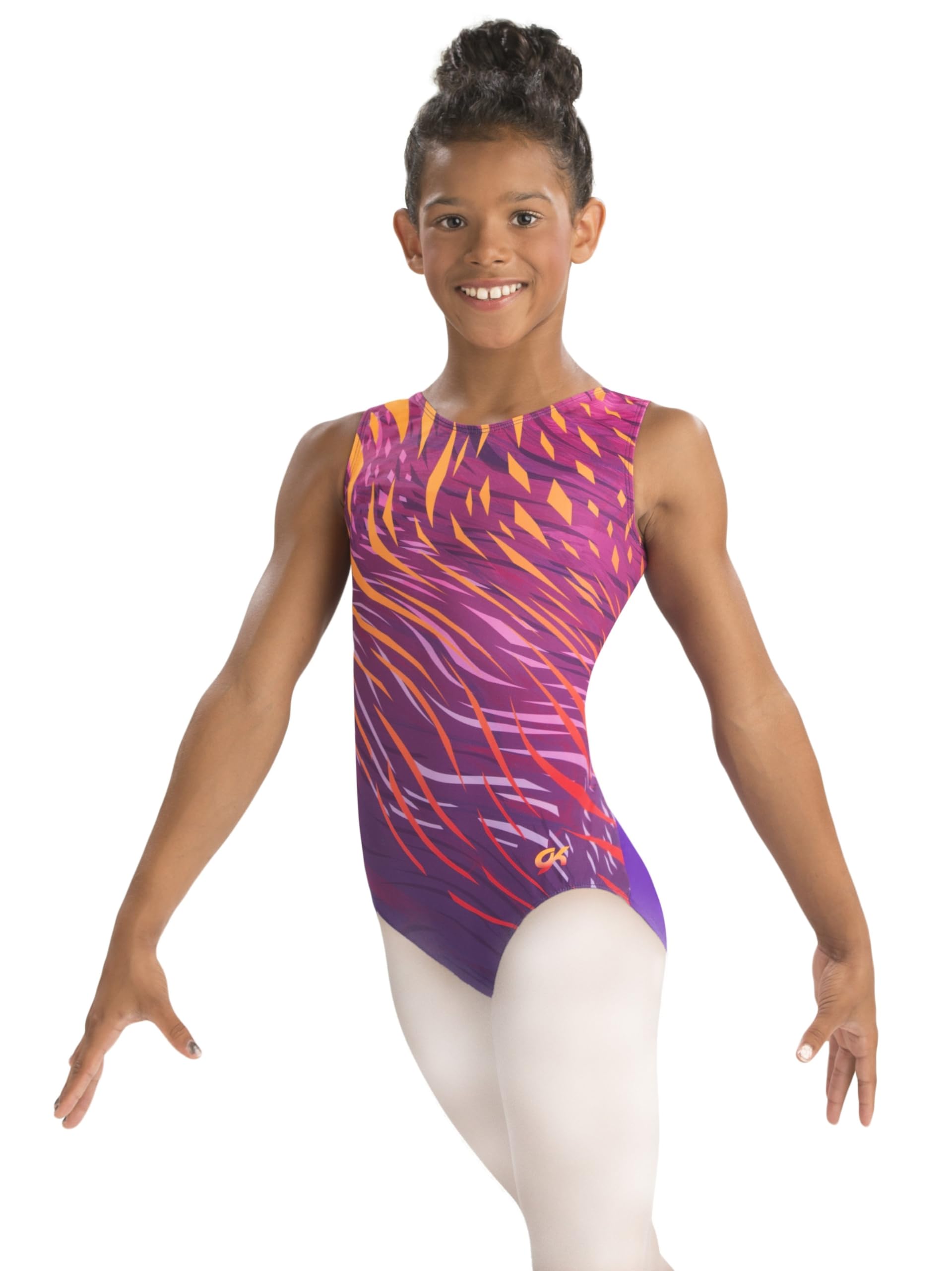 GK Girls Gymnastics Leotards - Dance Ballet Apparel One Piece Outfit for Kids - Perfect for Gymnastics, Ballet Practice, Dance Recitals & Performance Costumes