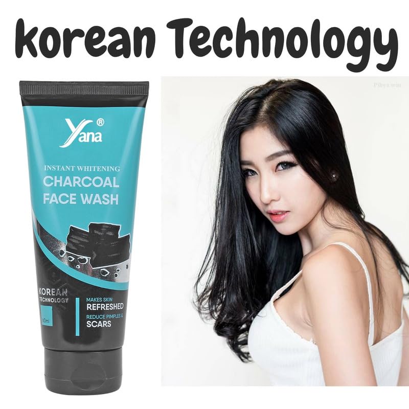 Best Acne Charcoal Face Wash for Clear Skin - Deep Cleansing & Oil Control - Perfect for Daily Skincare Routine & Acne-Prone Skin