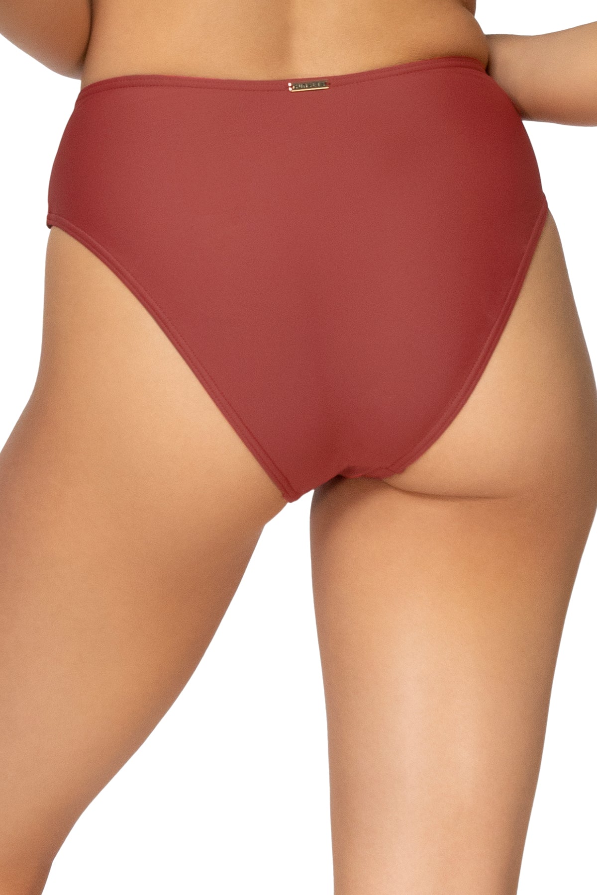 Tessa Tie High Rise Jeans for Women - Tuscan Red Stretch Denim Pants | Comfortable & Stylish for Casual Wear, Office, and Night Out