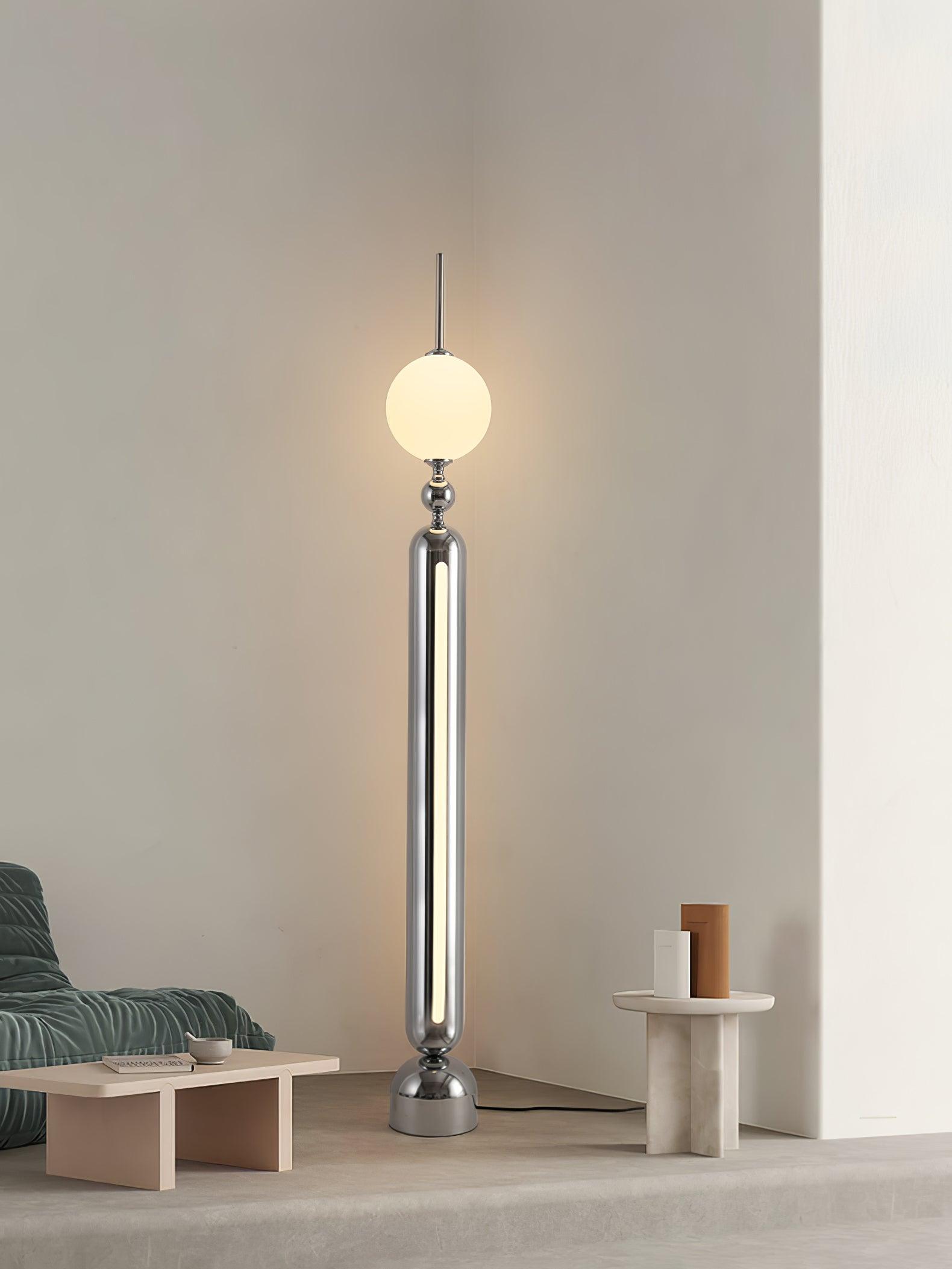 Modern LED Floor Lamp with Adjustable Brightness - Dimmable Standing Light for Living Room, Bedroom & Office - Energy Efficient Lighting Solution for Home Decor