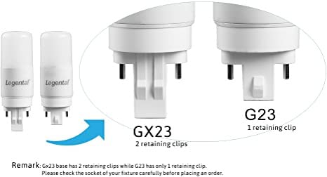 Silverlite Plug & Play LED Stick PL Bulb - 5W (13W CFL Equivalent) GX23-2 Pin Base, 500LM Warm White 3000K, 120-277V CFL Ballast Compatible, UL Classified - 2 Pack - Perfect for Office Lighting, Kitchen Fixtures & Energy-Efficient Home Use