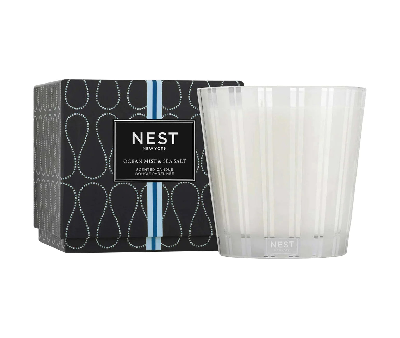 Nest Ocean Mist & Sea Salt Scented Candle - Relaxing Aromatherapy for Home, Spa & Meditation