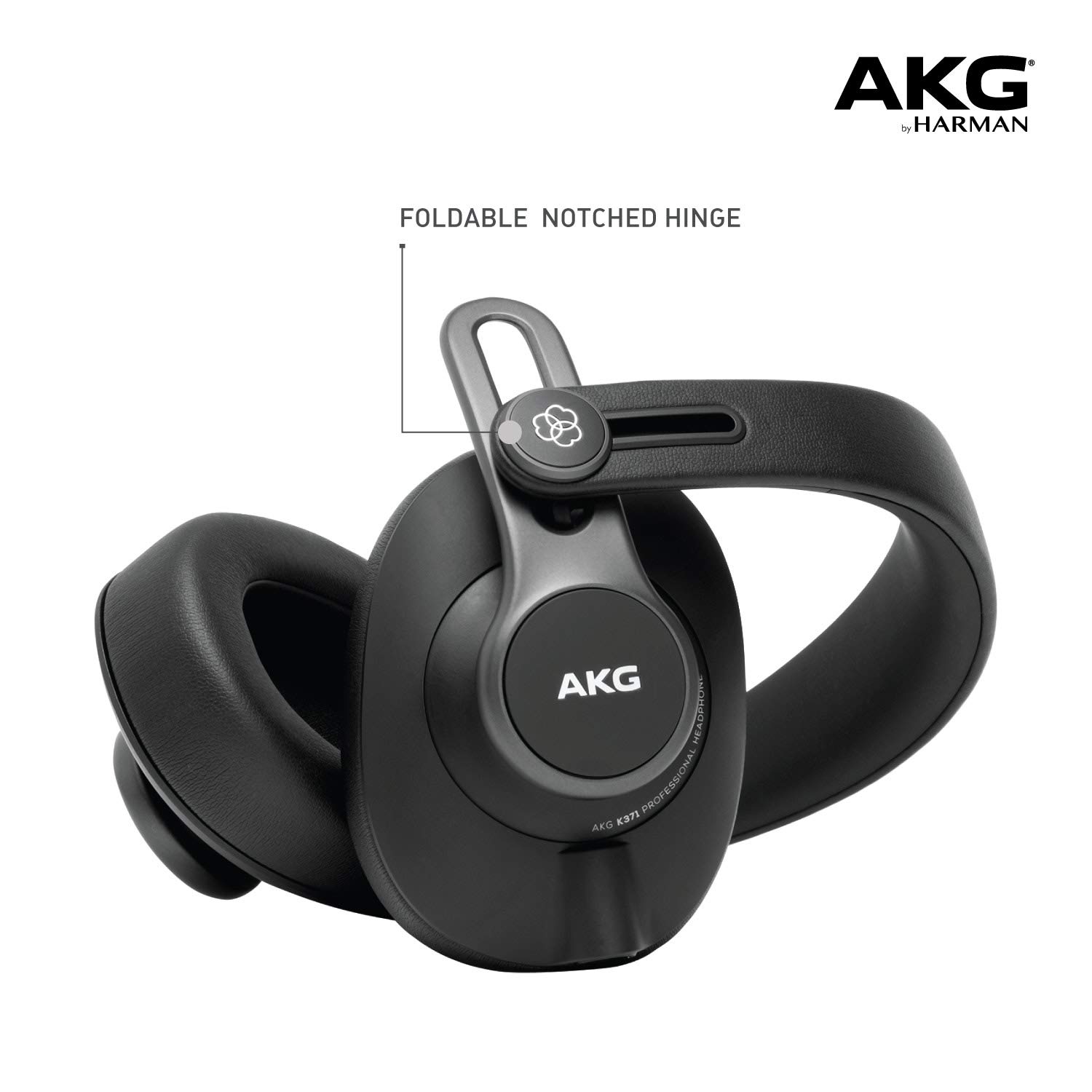 AKG K361 Professional Studio Headphones - Renewed Premium Over-Ear Headphones for Recording, Mixing & Podcasting | Perfect for Home Studio, Music Production & Audio Monitoring