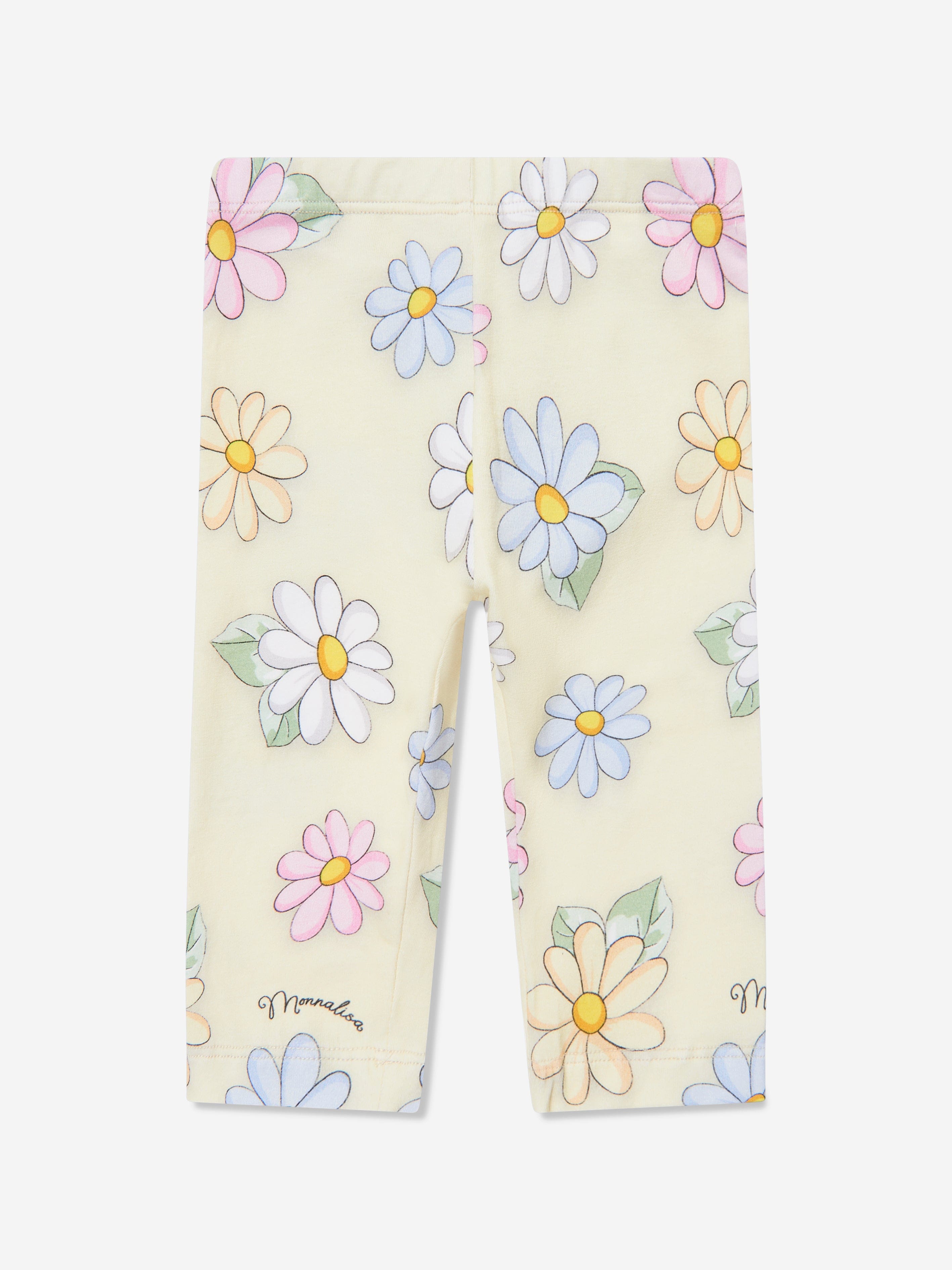 Adorable Baby Girls Daisy Print Leggings Set - Soft & Stretchy Yellow Outfit for Toddlers | Perfect for Playtime, Photos & Special Occasions