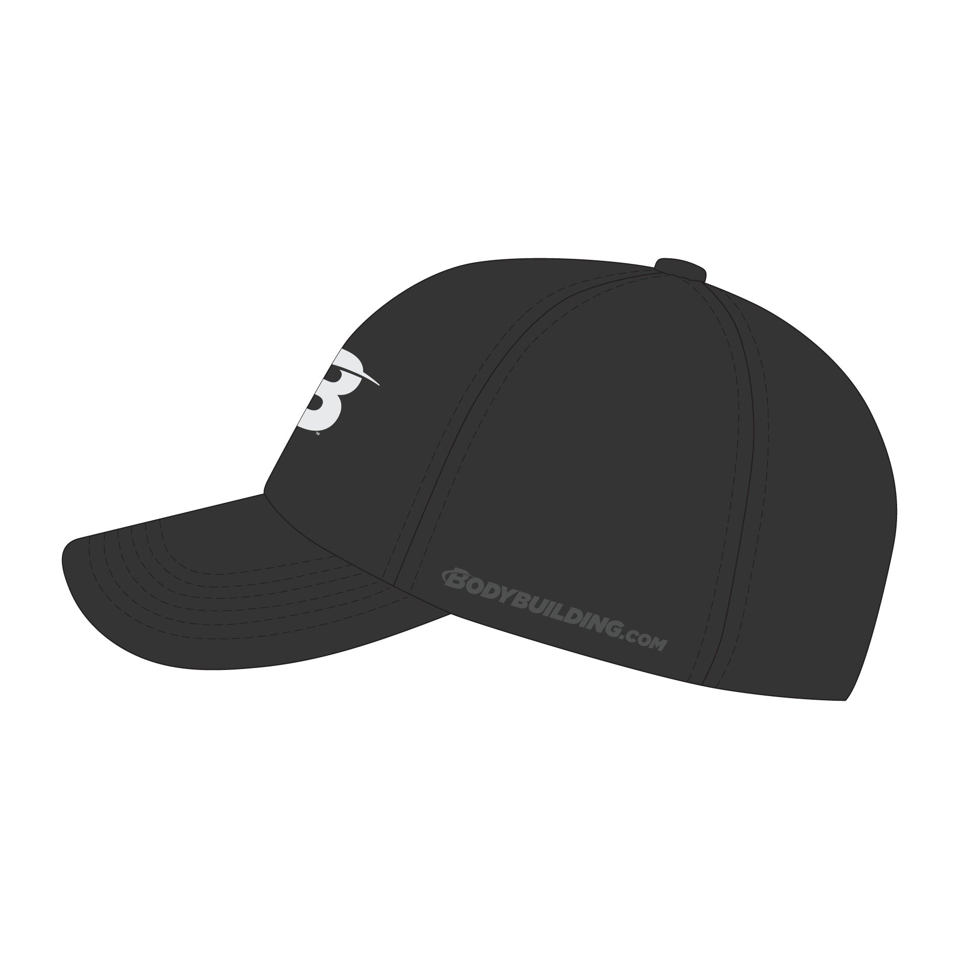 Bodybuilding.com Logo Performance Snapback Hat - Adjustable & Breathable Workout Cap for Gym & Fitness Enthusiasts