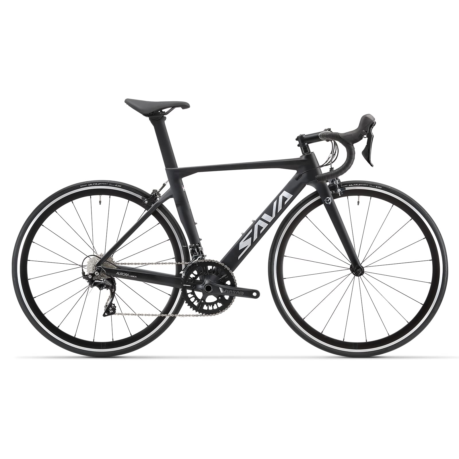 SAVADECK Windwar 5.0 Carbon Fiber Road Bike - 700C Racing Bicycle with Shimano 105 22-Speed Groupset & 25C Tires | Ultra-Lightweight Carbon Frame for Men & Women | Perfect for Road Racing, Commuting & Fitness Cycling