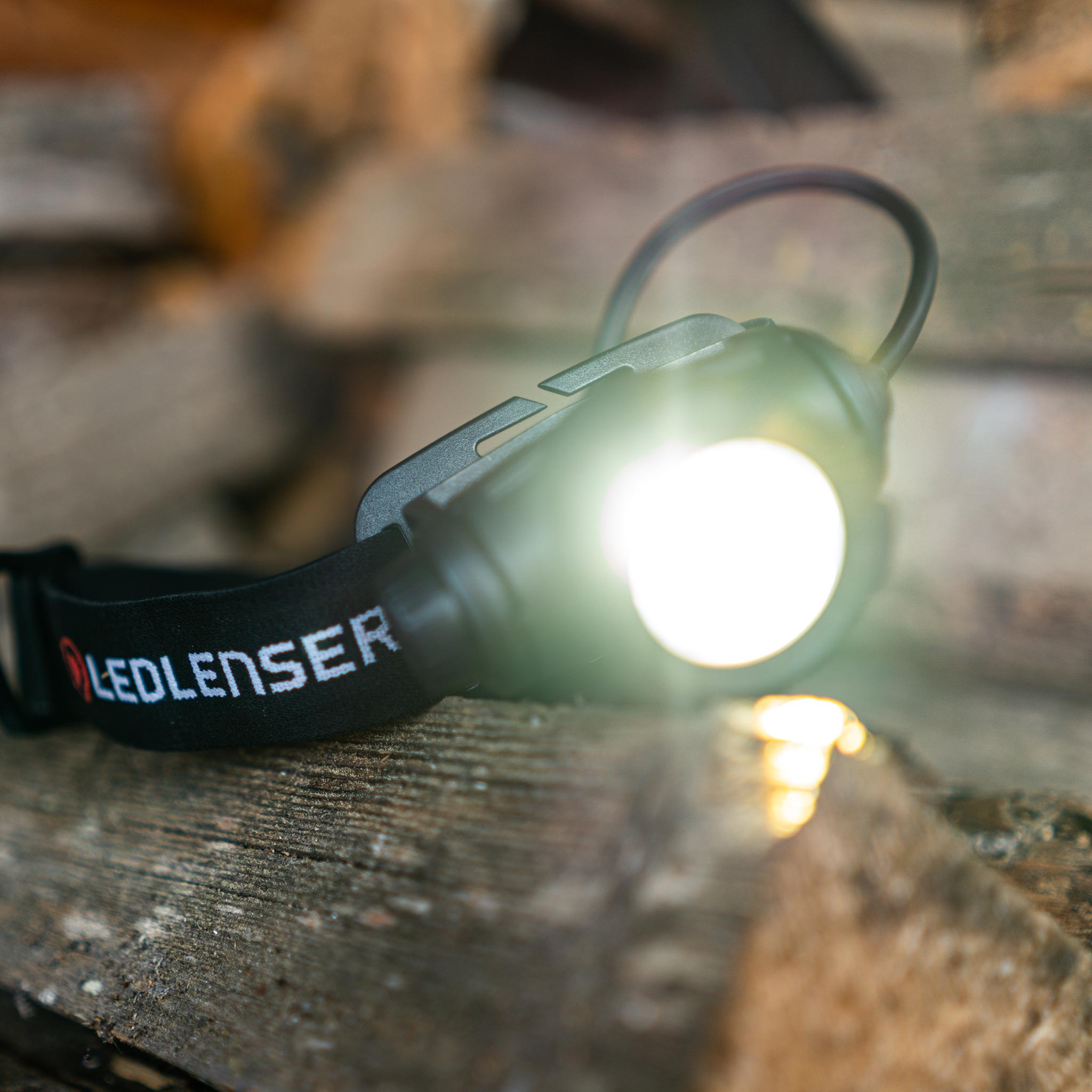 H7R Core Headlamp - 500 Lumens LED Headlight with Adjustable Headband, Waterproof & Rechargeable for Camping, Hiking, Running & Outdoor Activities