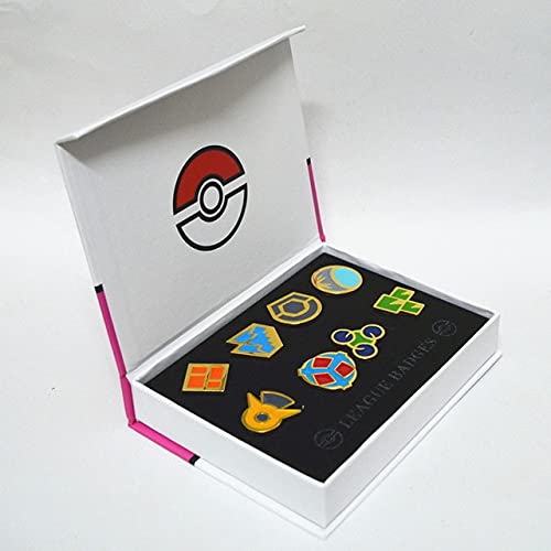Pokemon Gym Badge Pins Set - Sinnoh Region Collectible Brooches for Fans & Cosplay | Perfect for Display, Gifts, and Pokemon Themed Events