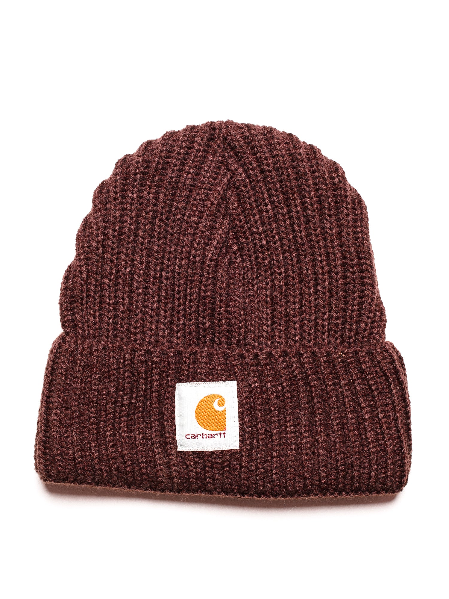 Carhartt Rib Knit Beanie - Deep Wine Color, Winter Warm Hat for Men & Women - Perfect for Skiing, Snowboarding & Outdoor Activities
