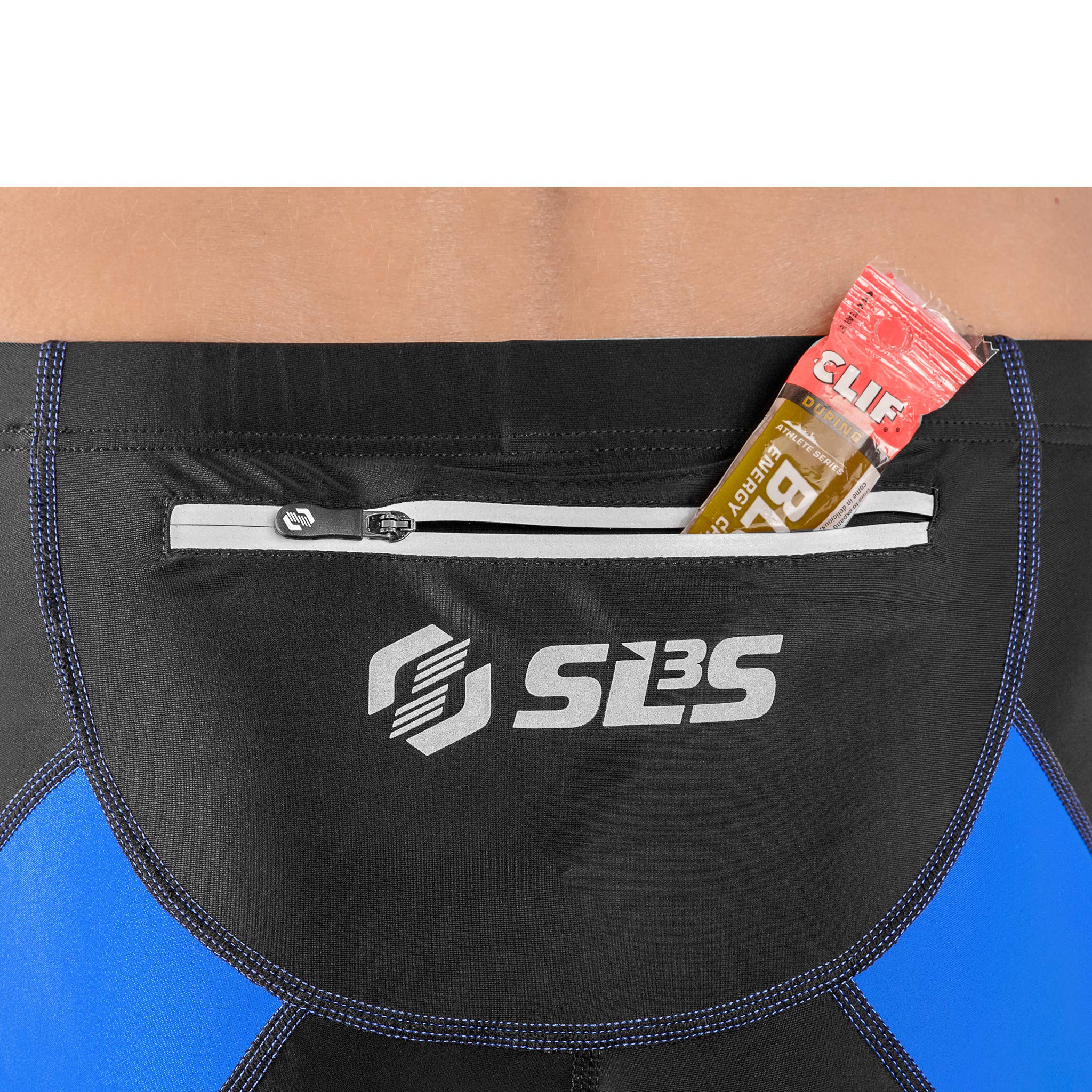 Men's Triathlon Shorts - Padded Swim Bike Run Shorts for Duathlon & Triathlon with Pocket - Ideal for Training, Racing & Outdoor Sports