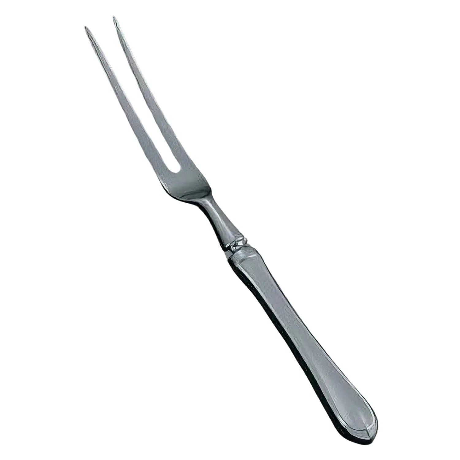 EBM Limoges Premium Stainless Steel Carving Fork - Heavy Duty Meat Fork for Roast Beef, Turkey & Ham - Perfect for Carving, Serving & Holiday Dinners
