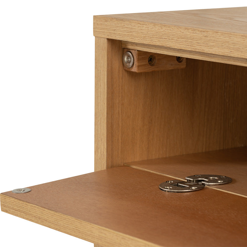 CASTOR Sideboard Buffet 125cm - Modern Wooden Storage Cabinet in Natural, Navy Blue & Black - Perfect for Dining Room, Living Room & Entryway Organization