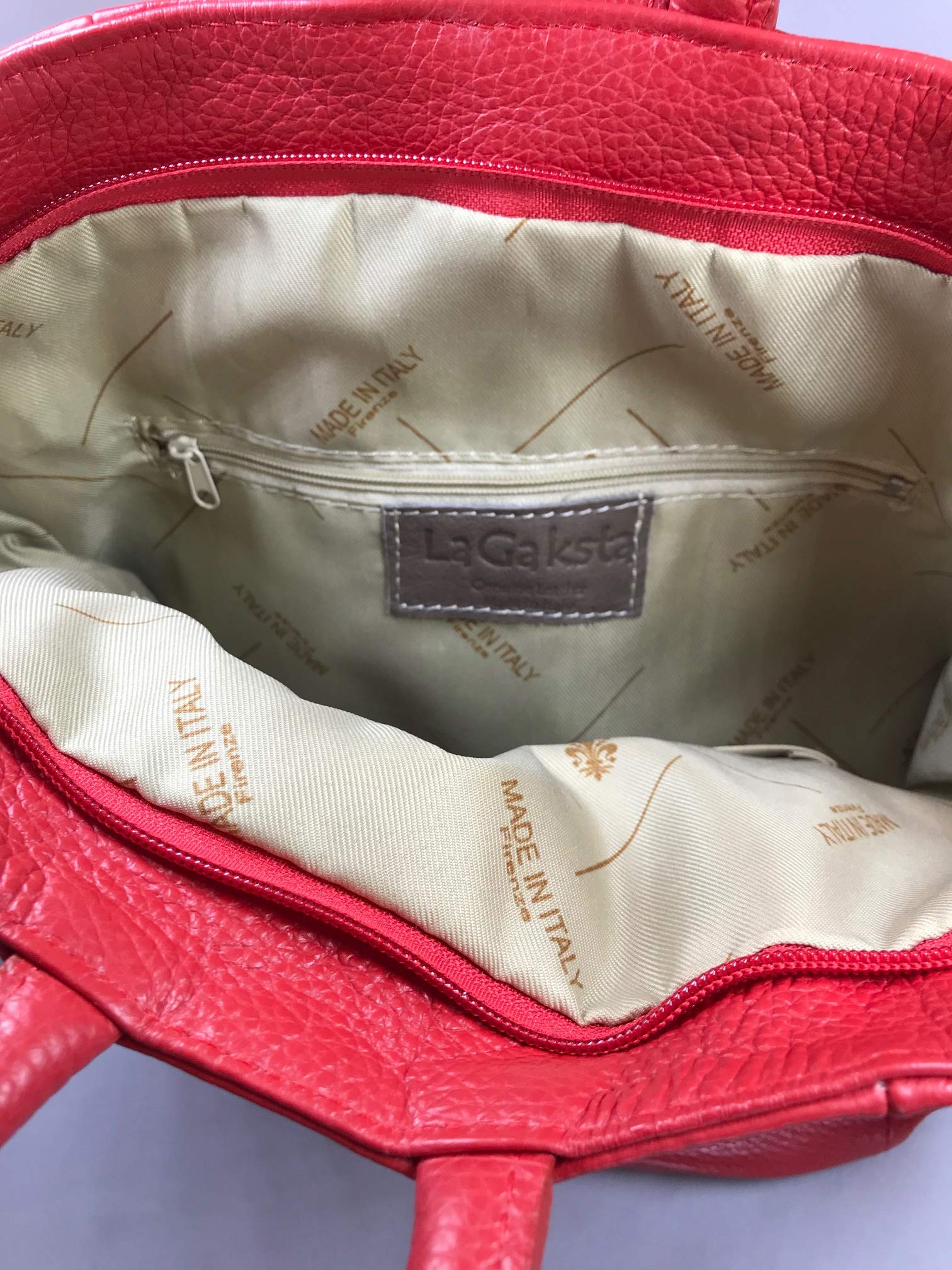Stella Convertible Leather Backpack Purse for Women - Stylish Travel Tote Bag in Red | Perfect for Work, School & Weekend Getaways