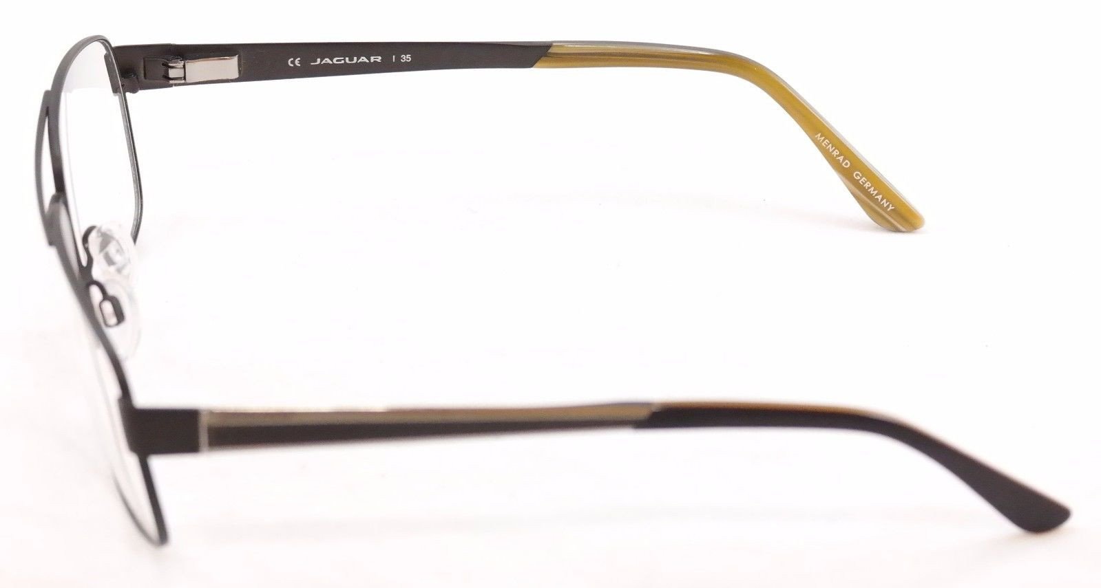 Premium Jaguar Eyeglasses Frame 33068 853 - Meta Black High-Quality German Design (60-15-145) for Men & Women | Perfect for Office, Reading & Fashion Accessories