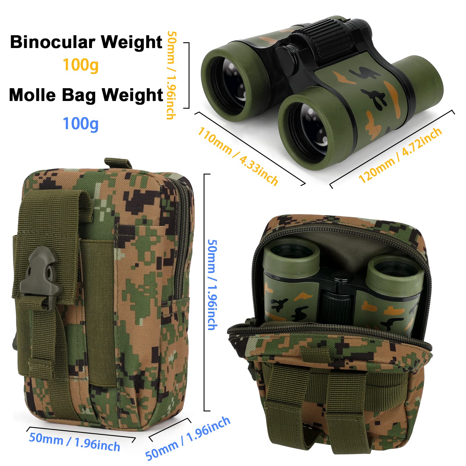 Best Kids Walkie Talkies for Boys & Girls Ages 5-10 - 22 Channel 2 Way Radios with 3 Mile Range - Perfect for Outdoor Adventures, Camping, Hunting & Birthday Gifts (Green) - Ideal for Backyard Play, Family Hikes & Emergency Communication