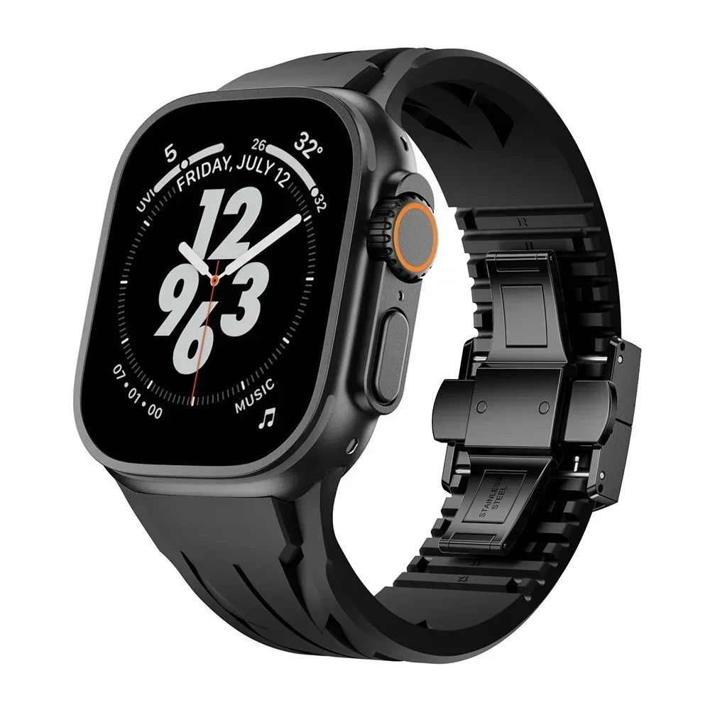 Premium Denis Lux Silicone Sports Band - Durable, Comfortable & Sweatproof Fitness Wristband for Running, Gym & Outdoor Activities