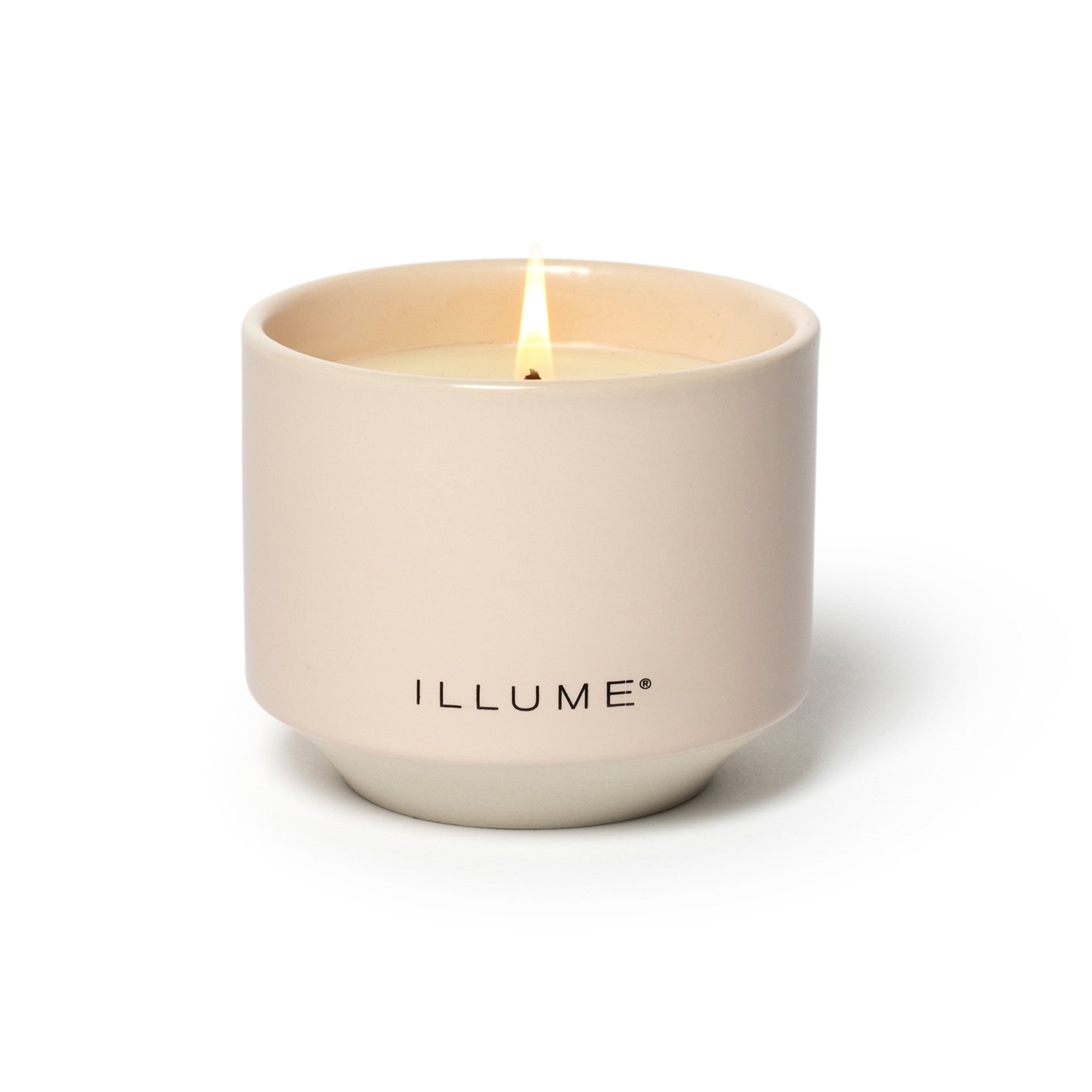 Organic Coconut Milk & Mango Scented Matte Ceramic Candle - Handmade Soy Wax Aromatherapy Candle for Relaxation, Spa, Yoga & Home Decor