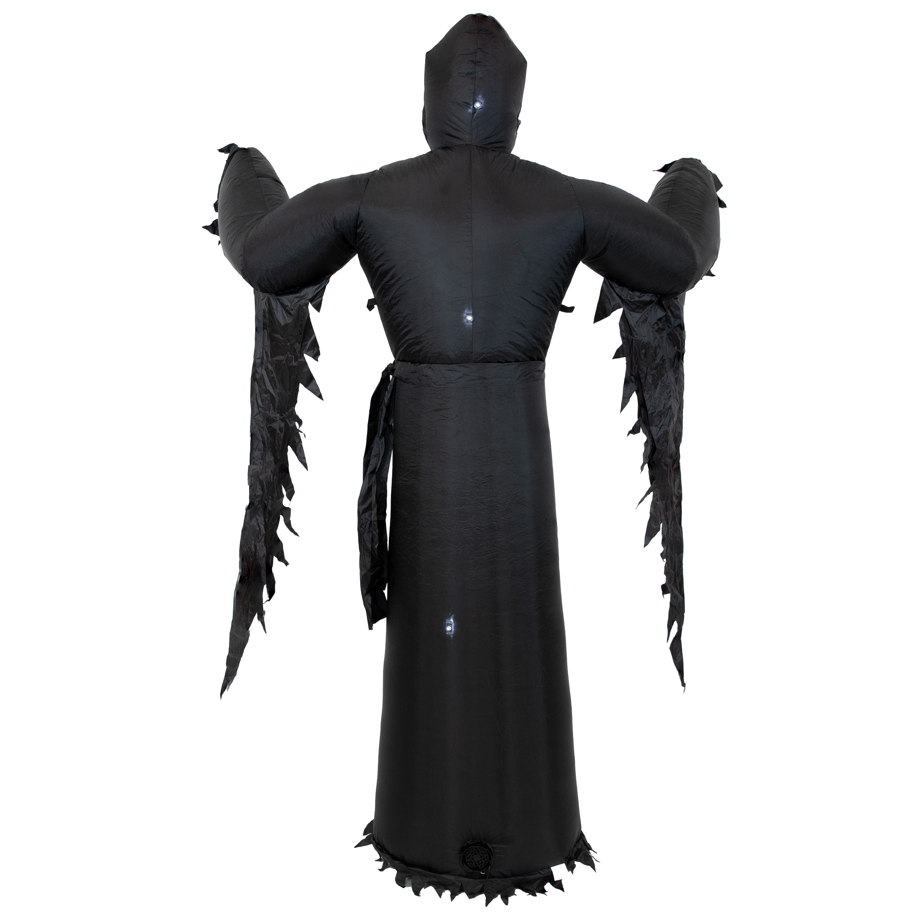 7ft Grisly Grim Reaper Inflatable Halloween Decoration for Yard & Outdoor Decor - Spooky Party Prop, Haunted House Decorations, Halloween Inflatables for Front Lawn