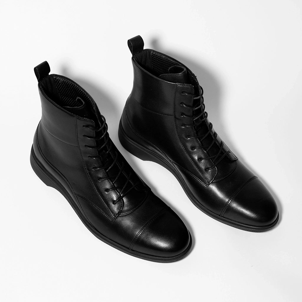 Obsidian Black Boots - Waterproof & Comfortable Hiking Boots for Men & Women - Perfect for Outdoor Adventures, Camping & Trekking
