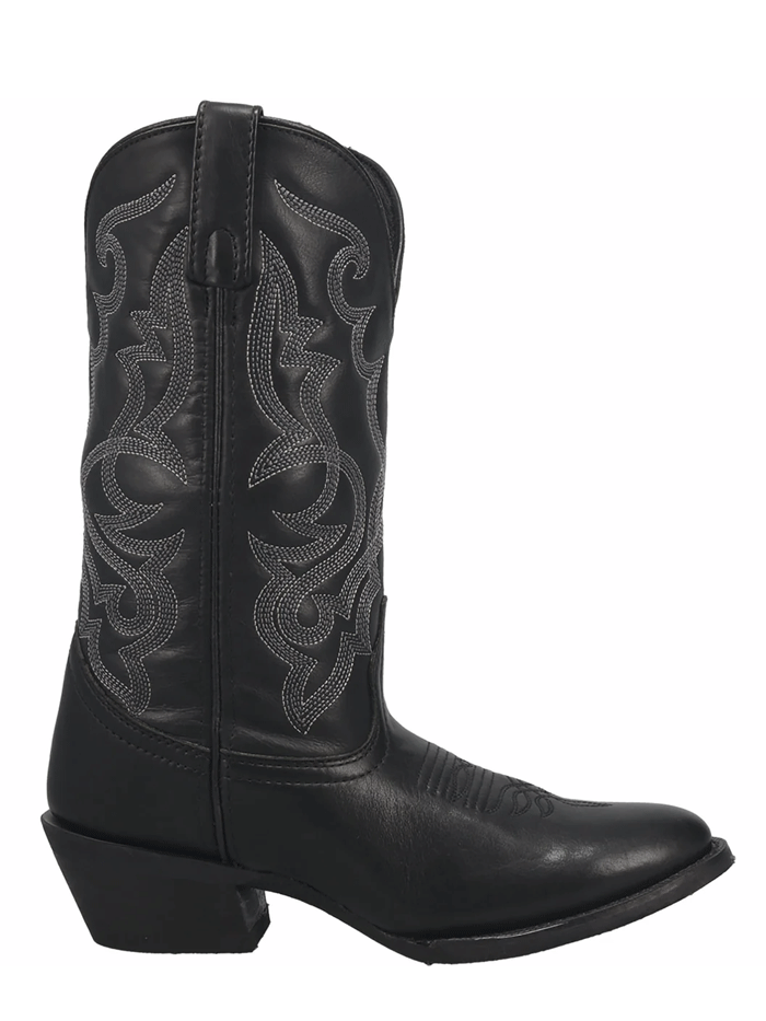 Laredo 51110 Women's MADDIE Leather Boots - Black Ankle Boots for Casual Wear, Work & Outdoor Activities