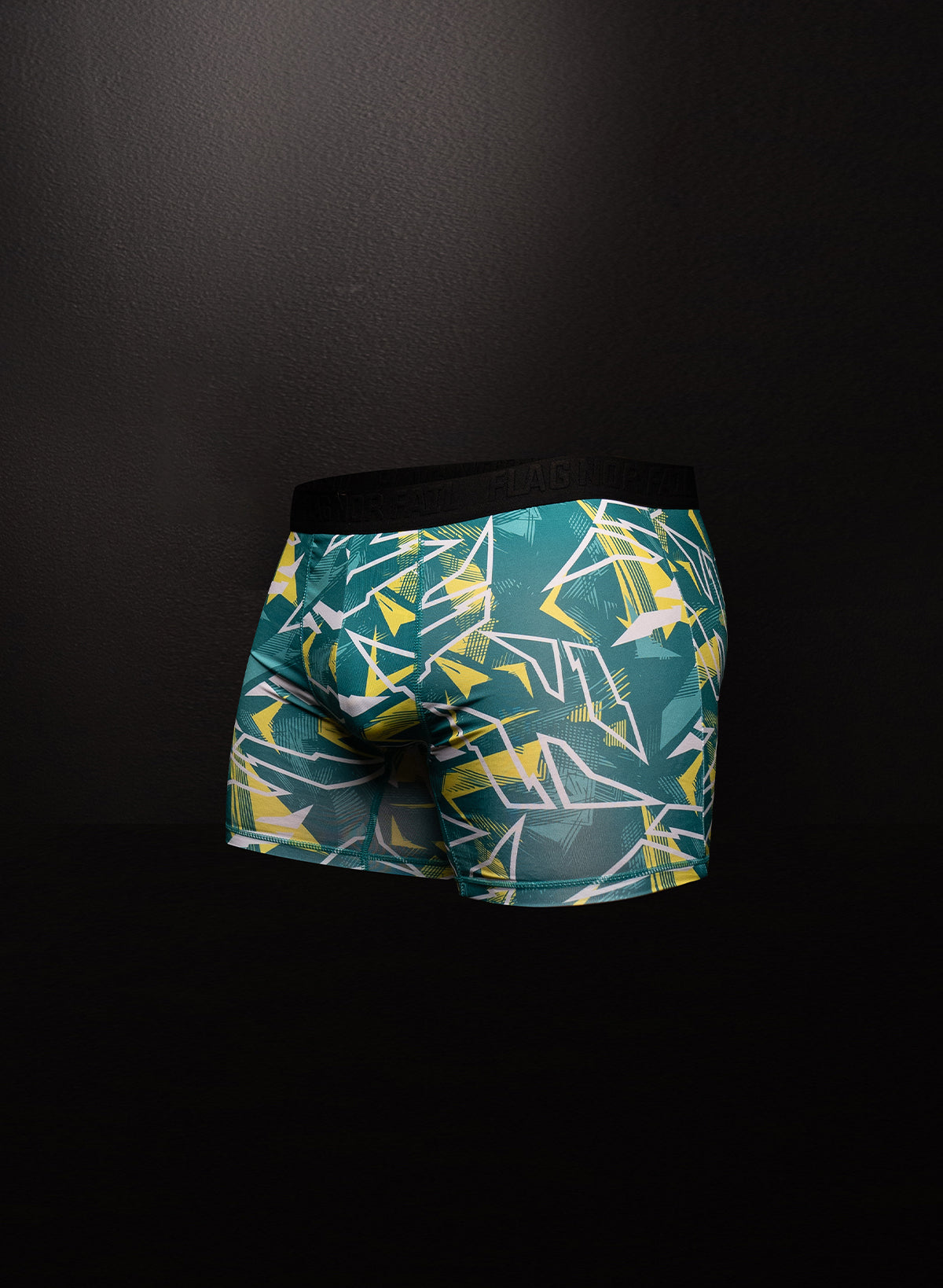 FNF BOXER Briefs for Men - Soft & Comfortable Underwear in Teal Color - Perfect for Gym, Sports & Everyday Wear