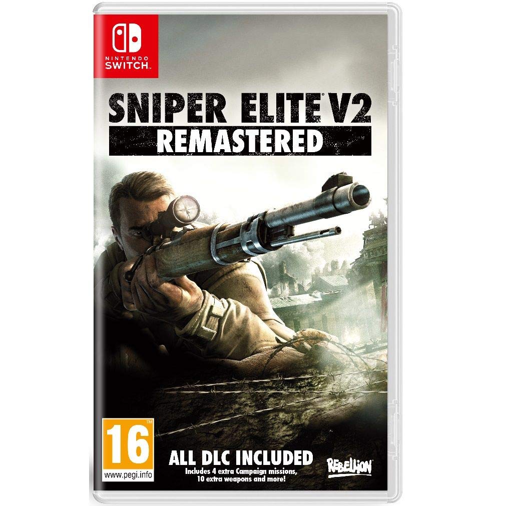 Sniper Elite V2 Remastered for Nintendo Switch - WWII Sniper Action Game | Tactical Shooter for Home & Travel Gaming