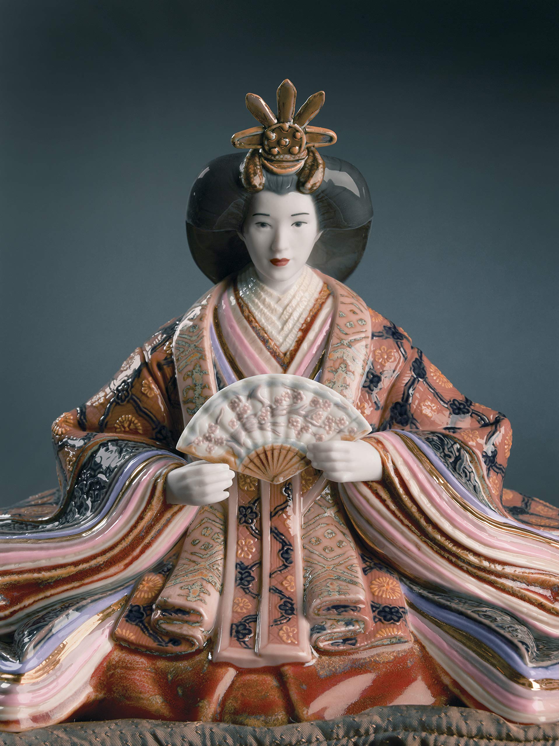 Lladro Porcelain Hina Doll Empress - Elegant Home Decor